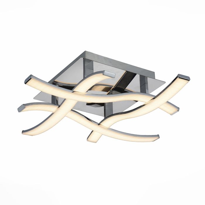 Люстра PRESA 4x11Вт LED хром 58,7x58,7x13,5см