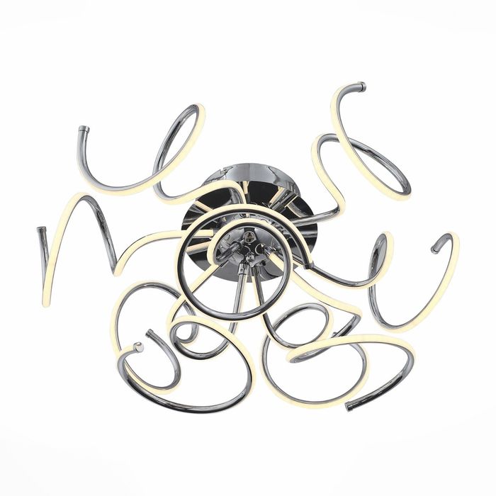 Люстра EXCLU 34Вт LED хром 65x65x33см