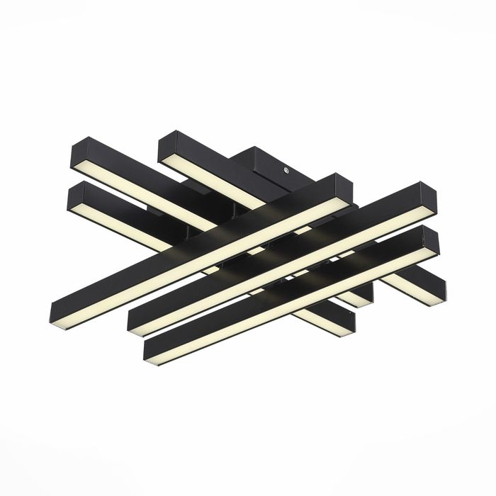 Люстра SAMENTO 6x72Вт LED черный 55x55x10см