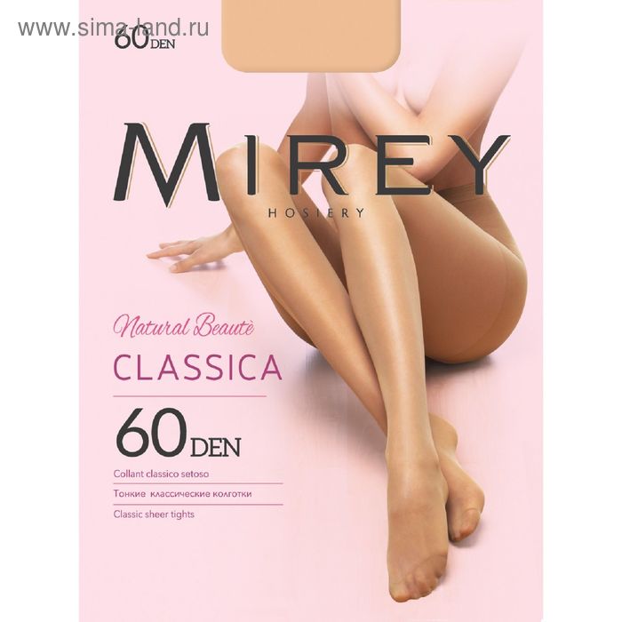 

Колготки женские Mirey Classica, 60 den, размер 2, цвет cappuccino