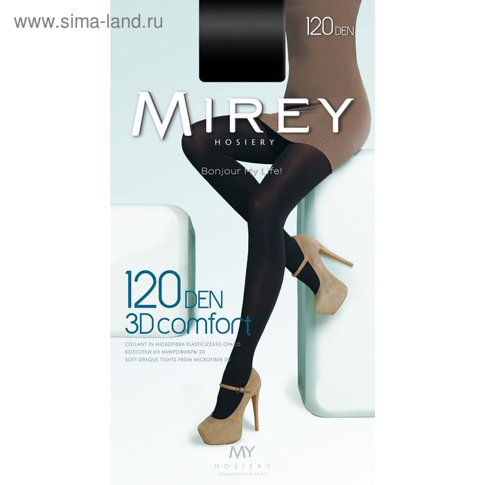 

Колготки женские Mirey, 120 den, размер 2, цвет nero