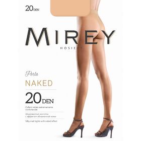 

Колготки женские Mirey Naked, 20 den, размер 2, цвет bianco