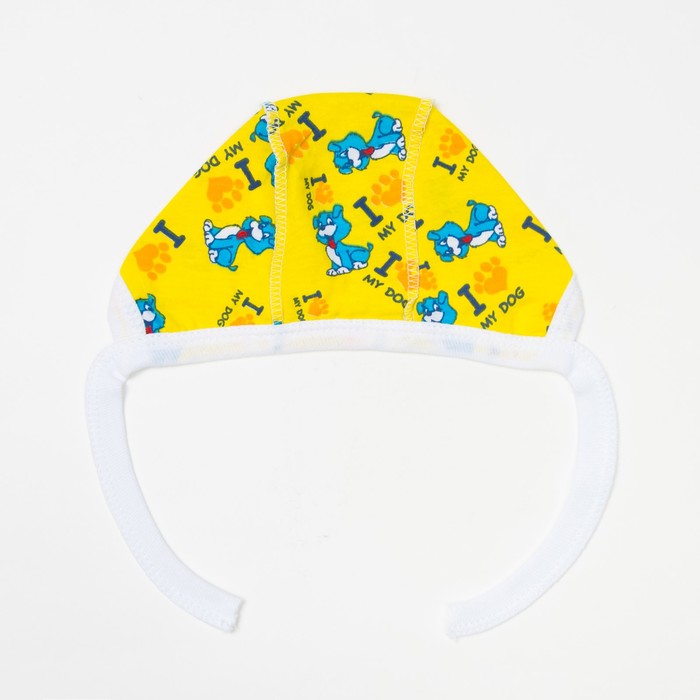 Чепчик, размер 2 (3 мес.), цвет МИКС Ч-963-01_М