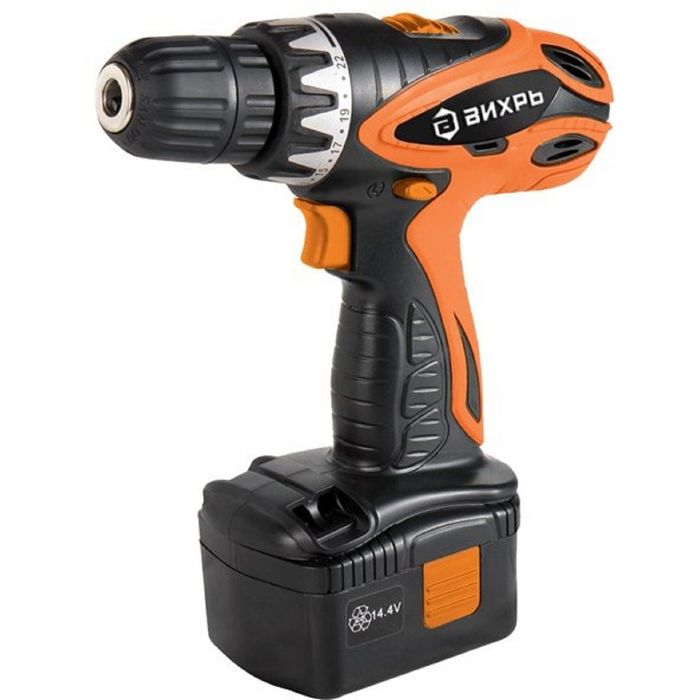 Дрель-шуруповерт "Вихрь" ДА-14,4-1к, аккумуляторная