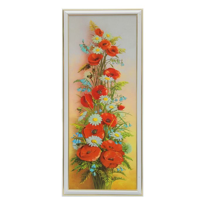 Картина "Букет" 23х53 см