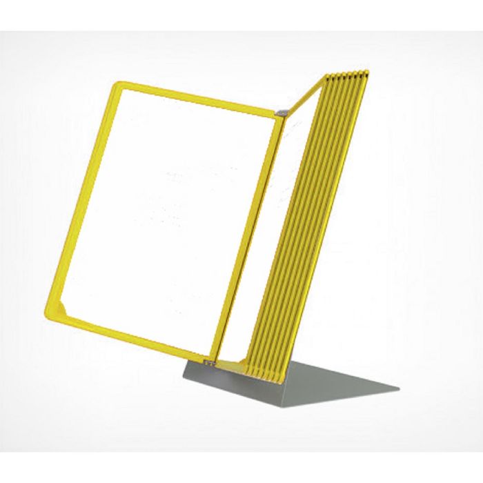 Рамка пластиковая для перекидной системы A4, INFOFRAME, без протектора, цвет жёлтый
