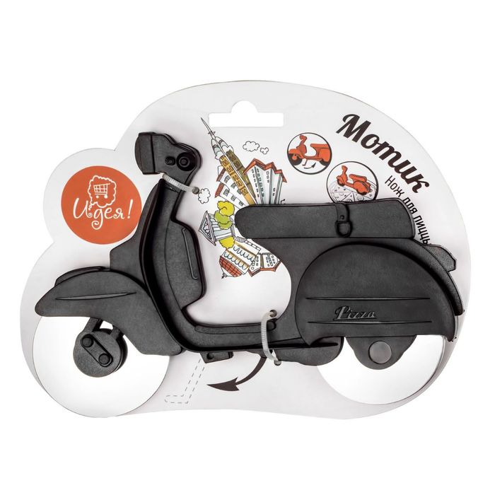 Нож для пиццы ИДЕЯ "Мотик"