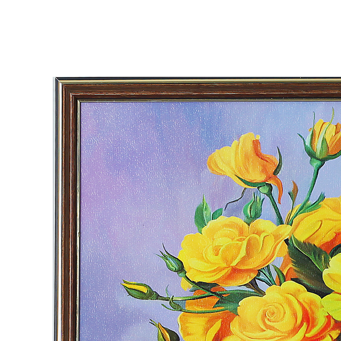 Картина "Жёлтые цветы" 53х53 см