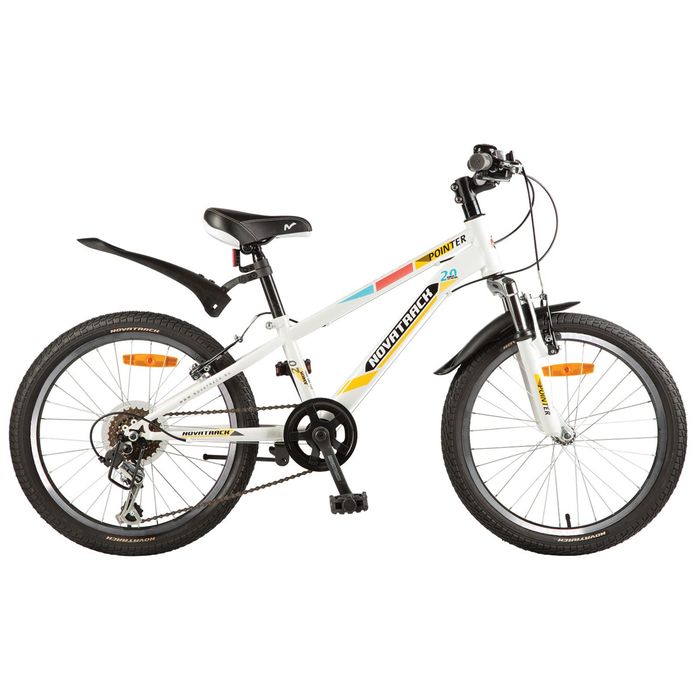 Велосипед 20" Novatrack POINTER, 2017, 6ск., цвет белый