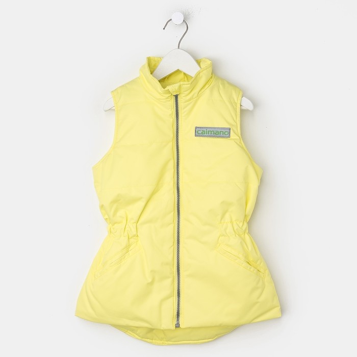 Жилет для девочки "REGGIE", рост 128 см, цвет жёлтый CS17-05
