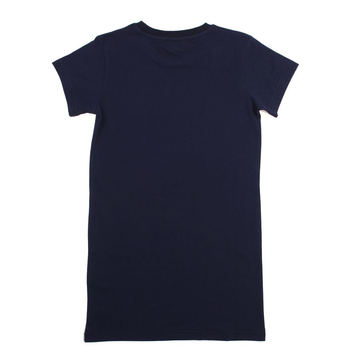 Платье нарядное для девочки, рост 134 (72) см, цвет тёмно-синий