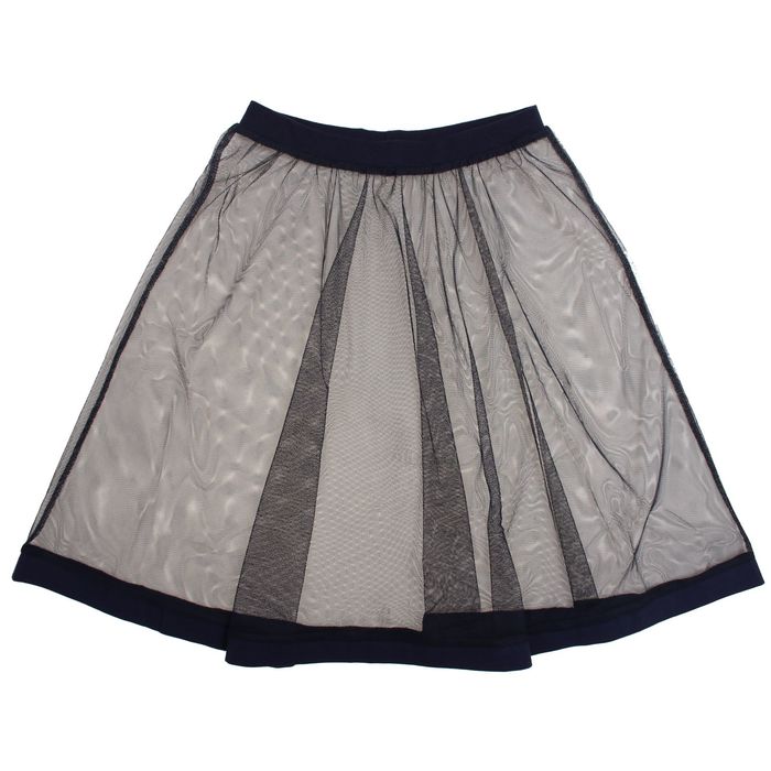 Платье нарядное для девочки, рост 134 (72) см, цвет тёмно-синий