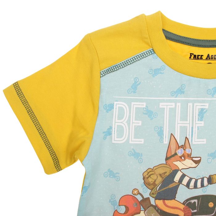 Футболка для мальчика, рост 110 (60) см, цвет жёлтый