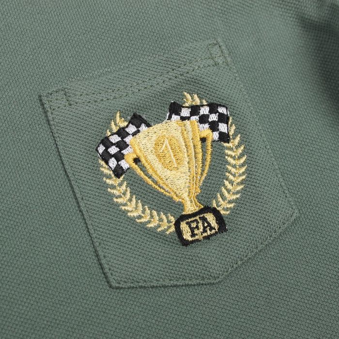 Рубашка-поло для мальчика, рост 140 (72) см, цвет зелёный