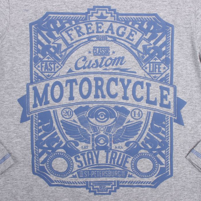 Джемпер для мальчика, рост 140 (72) см, цвет серый меланж