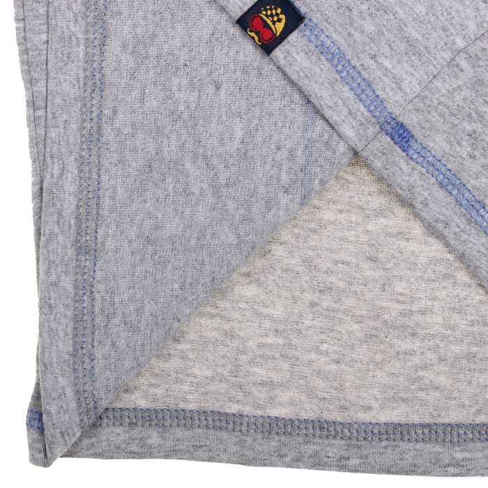 Джемпер для мальчика, рост 140 (72) см, цвет серый меланж