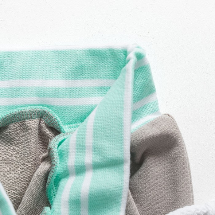 Брюки для мальчика "Майами", рост 98 см (52), цвет бежевый, принт сёрф