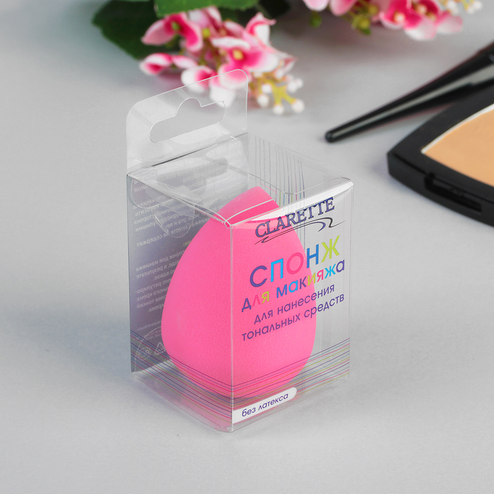 Спонж для макияжа, без латекса, цвет МИКС