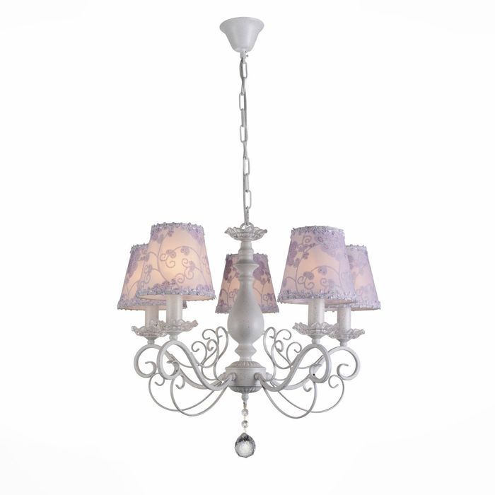 Люстра INCANTO 5x40Вт Е14 белый 56x56x98см