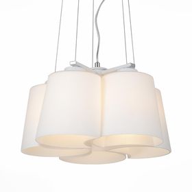 

Люстра CHIELLO 5x60Вт E27 серебро 55x55x90см