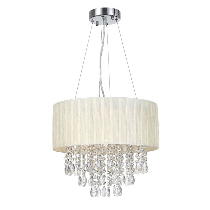 Светильник LUSSO 5x40Вт Е14 хром 38x38x90см