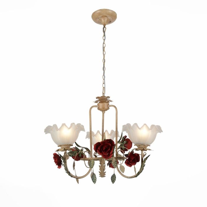 Люстра MAZZO 3x60Вт Е27 белый 60x60x101см