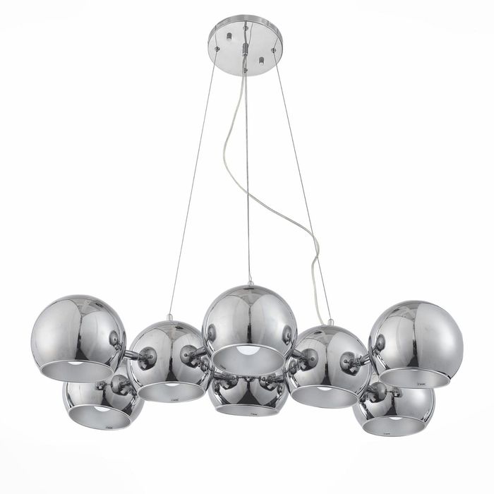 Люстра LINO 8x60Вт E27 хром 90x90см