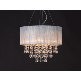 

Светильник LUSSO 5x40Вт Е14 хром 38x38x90см