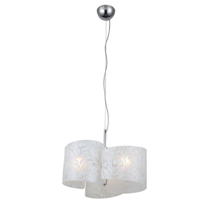 Светильник LISTA 3x60Вт E27 хром 45x45x175см