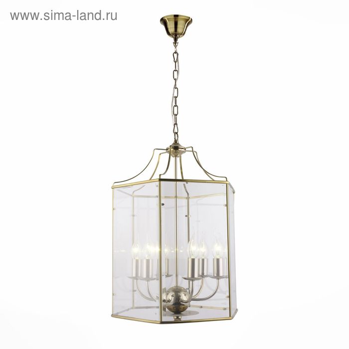 

Светильник TERSO 6x40Вт Е14 бронза 40x40x98см