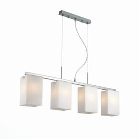 

Светильник CASET 4x60Вт E27 никель 90x100см