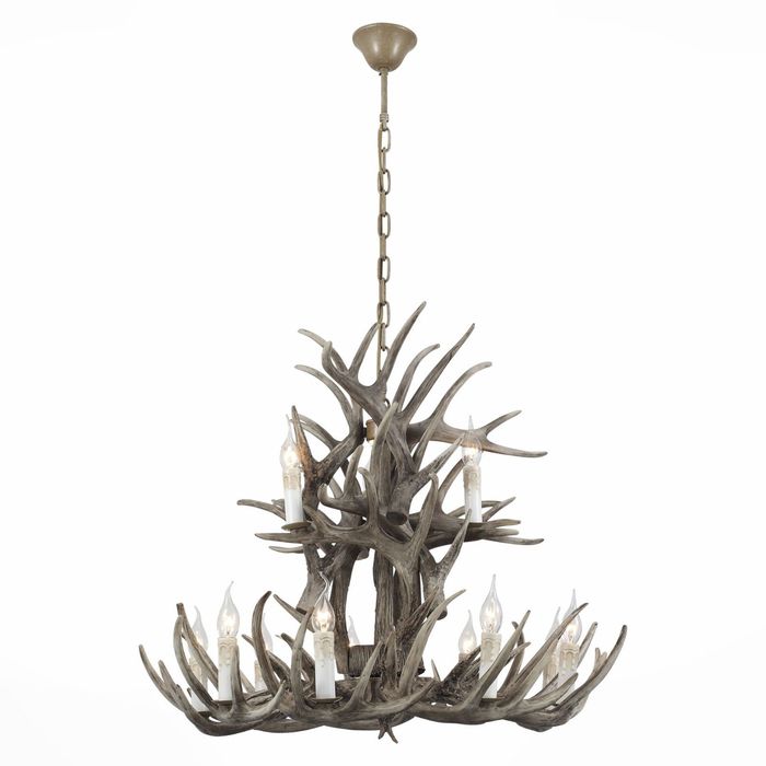 Люстра CORNA 12x40Вт Е14 белый 83x83x161см