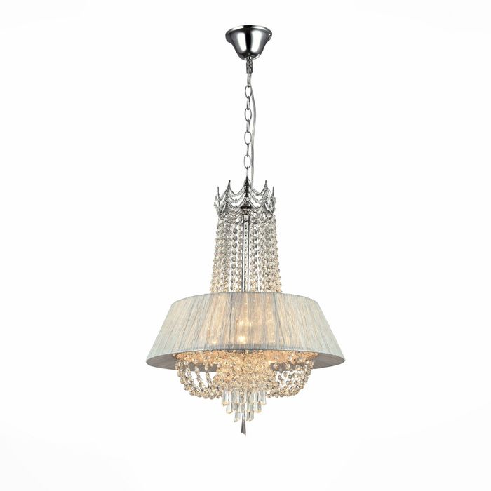 Люстра COPERTO 10x40Вт G9 хром 53x53x120см