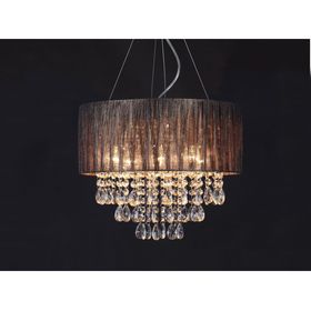 

Светильник LUSSO 5x40Вт Е14 хром 38x38x90см