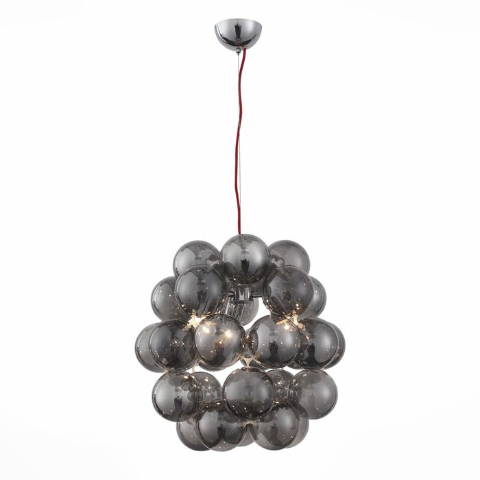 Люстра ODETTA 3x60Вт E27 дымчатый 50x50x90см