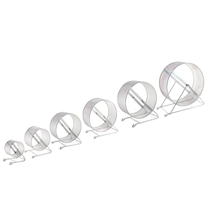 Игрушка RP Колесо d=30см металл, для грызунов , сетка