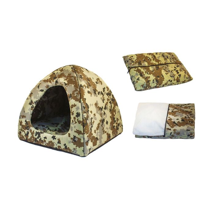 Домик  Дарэлл "Хантер-ВИГВАМ №2" 38*38*35см с подушкой