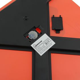 Весы напольные HOMESTAR HS-6001A, электронные, до 180 кг, 1хCR2032, стекло, оранжевые от Сима-ленд