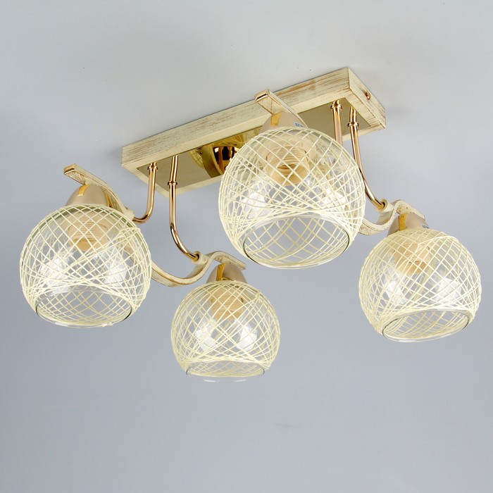 Люстра MO87146A/4 "Болеро" E27 60W 38х38х23 см