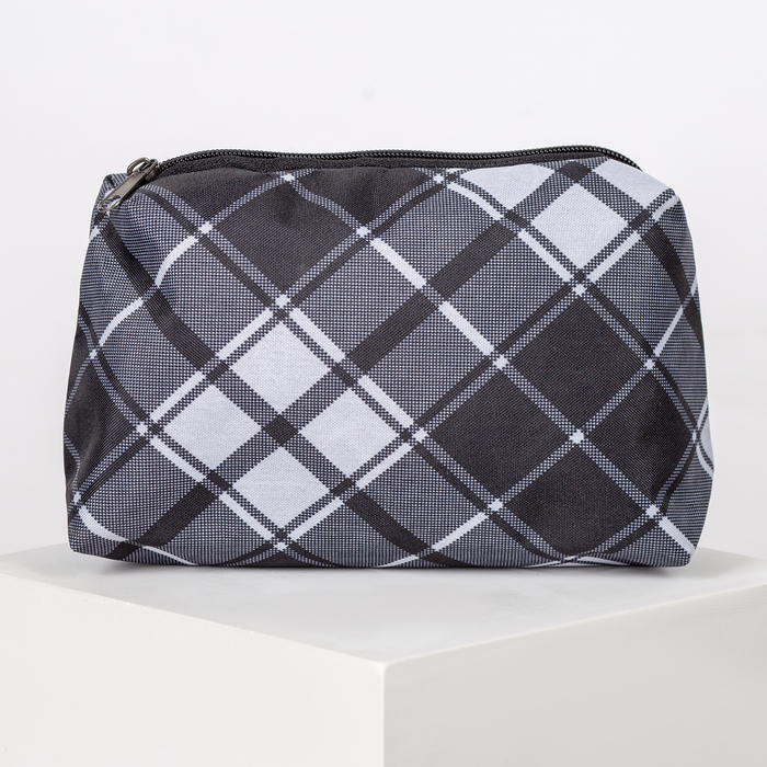 Косметичка простая на молнии, 1 отдел, разноцветный