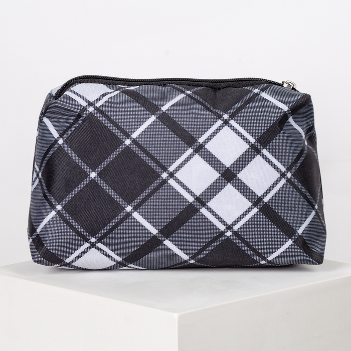 Косметичка простая на молнии, 1 отдел, разноцветный