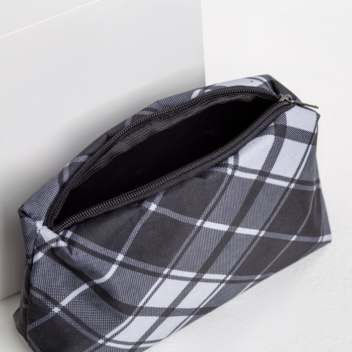 Косметичка простая на молнии, 1 отдел, разноцветный