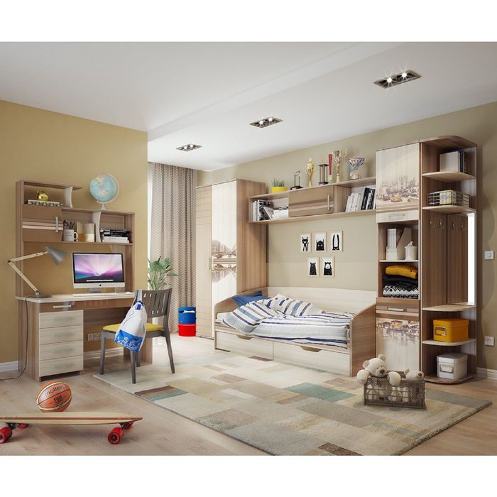 Надстройка стола компьютерного Манхэттен 1200