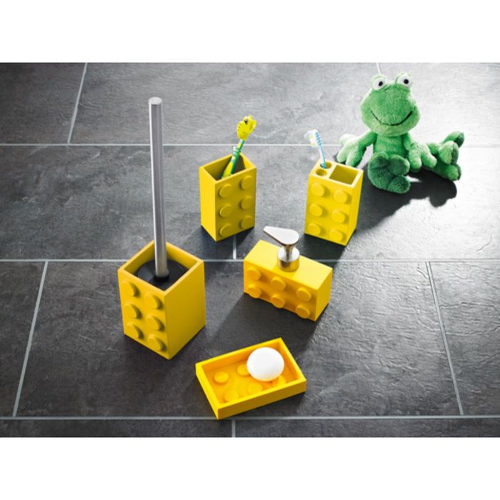 Ёрш для унитаза Bob, цвет желтый