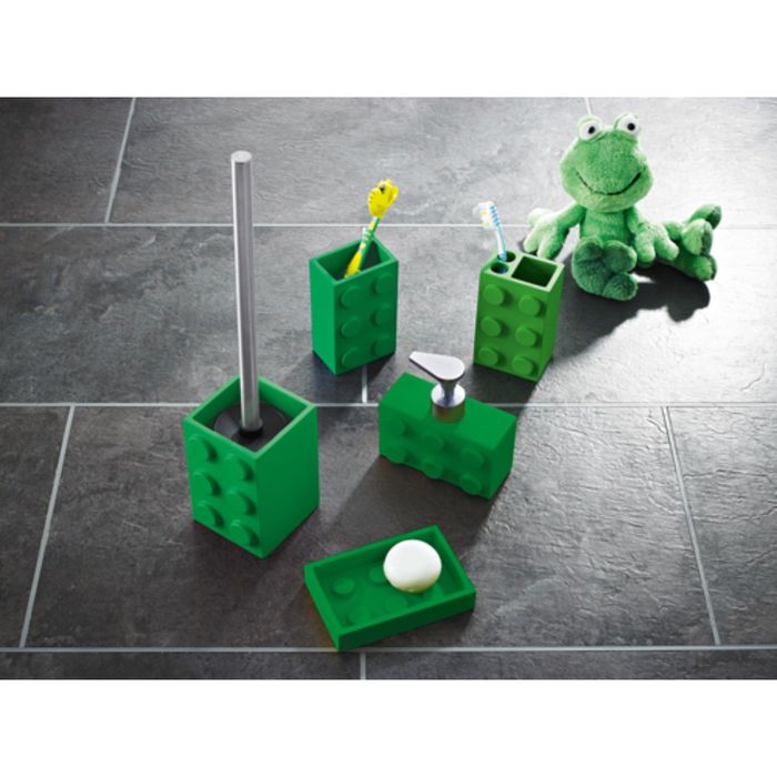 Стаканчик для зубных щёток, детский Bob, цвет зеленый