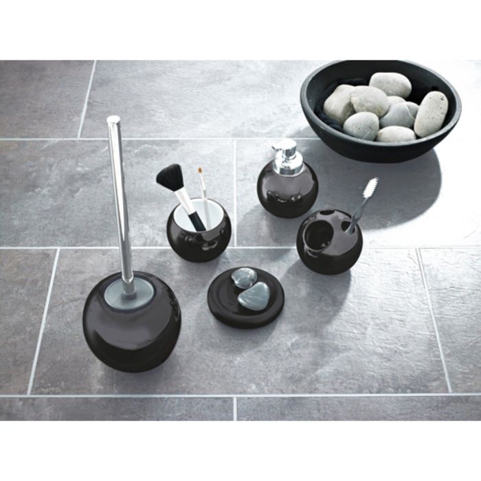 Стаканчик для з/щетки Bowl, цвет черный