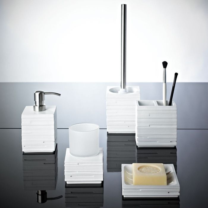 Дозатор для жидкого мыла Brick, цвет белый