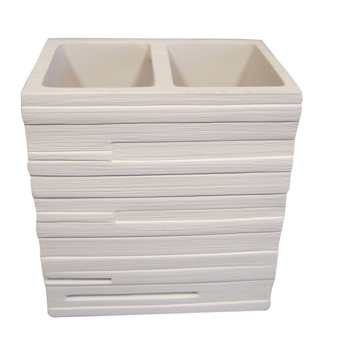 Стаканчик для з/щетки Brick, цвет белый