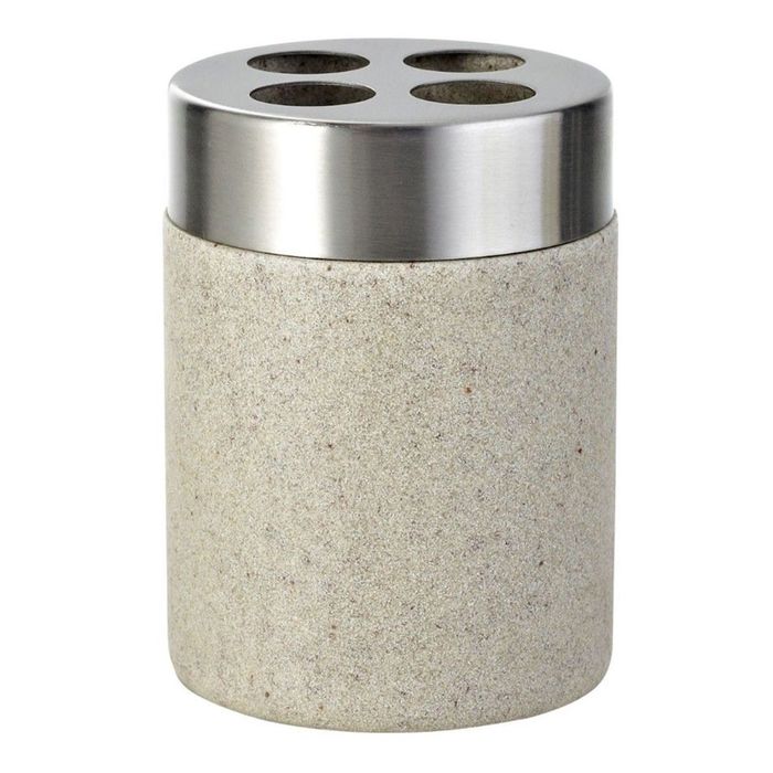 Стаканчик для з/щетки Stone, цвет бежевый