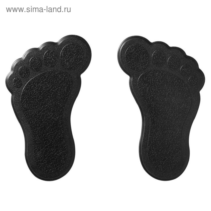 фото Мини-коврики для ванны slip-not xxs 6 шт, цвет чёрный ridder